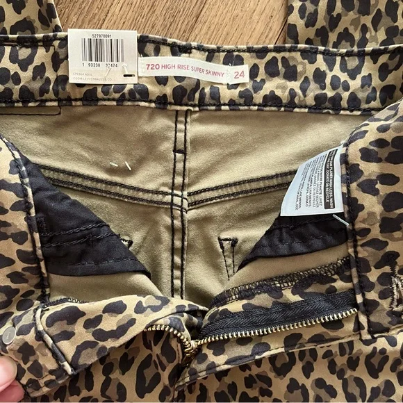 Levi’s 720 High-Rise Supper Skinny Pants 00Med W24 L30 - Picture 6 of 6